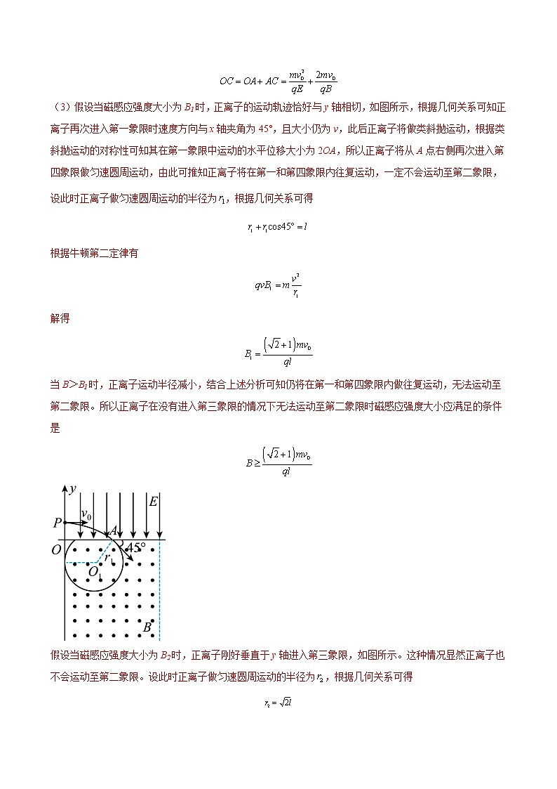 专题13 电场+磁场模型-高考物理磁场常用模型最新模拟题精练03