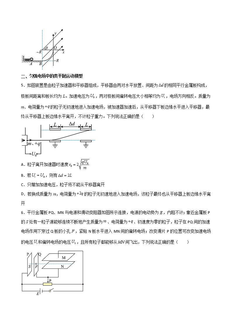 专题19 匀强电场中的运动模型-高三物理二轮常见模型与方法强化专训专练03