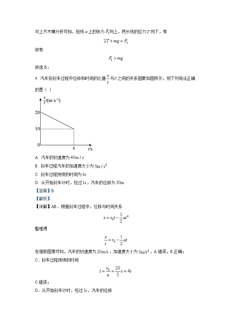 湖北省十堰市部分重点中学2022-2023学年高二物理下学期3月联考试题（Word版附解析）第3页