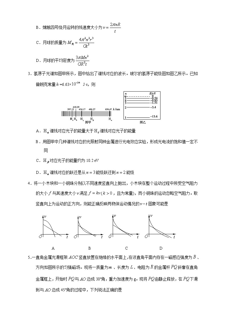 【高考物理模拟】名校名师仿真模拟联考试题（新课标全国卷）（07）02