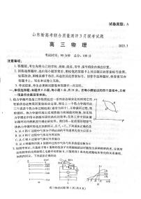 山东省新高考2023届新高考联合质量测评高三3月联考物理（含答案）