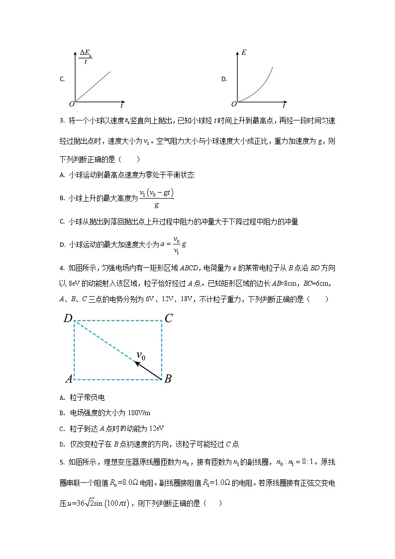 2023年全国高考物理模拟卷（全国卷专用）黄金卷02（word版）02