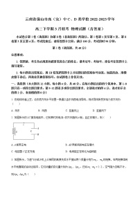 云南省保山市高（完）中C、D类学校2022-2023学年高二下学期3月联考 物理试题（含答案）