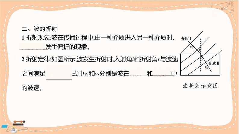 鲁科版高中物理选择性必修第一册·3.2 波的反射和折射（课件PPT）04