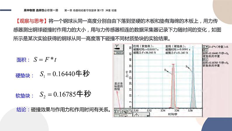 粤教版高中物理选择性必修第一册·第一章动量和动量守恒定律1.1冲量 动量（课件PPT）05