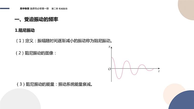 粤教版高中物理选择性必修第一册·第二章机械振动2.5受迫振动 共振（课件PPT）04