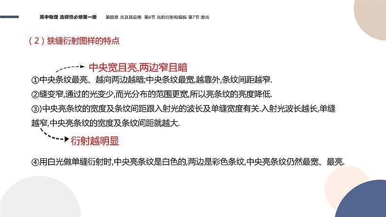 粤教版高中物理选择性必修第一册·第四章光及其应用4.6光的衍射和偏振 4.7 激光（课件PPT）05