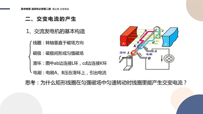 粤教版高中物理选择性必修第二册·3.1认识交变电流（课件PPT）05