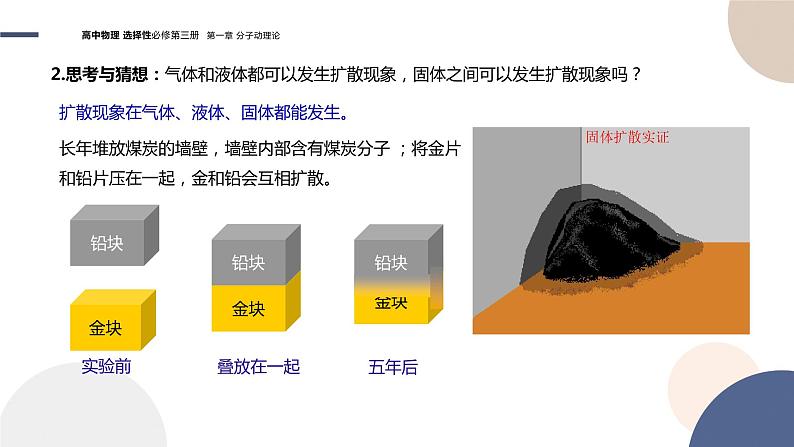 粤教版高中物理选择性必修第三册·第一章分子动理论 第2节分子热运动与分子力（课件PPT）05