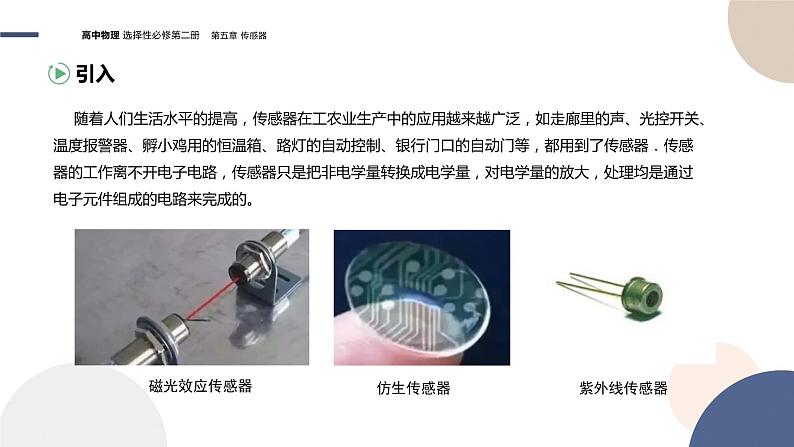 粤教版高中物理选择性必修第二册·5.3利用传感器制作简单的自动控制装置（课件PPT）03