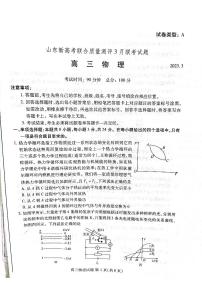 2023届山东省高三下学期3月新高考联合质量测评试题 物理 PDF版