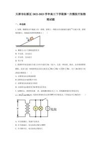 2023届天津市红桥区高三下学期一模物理试题（PDF版）