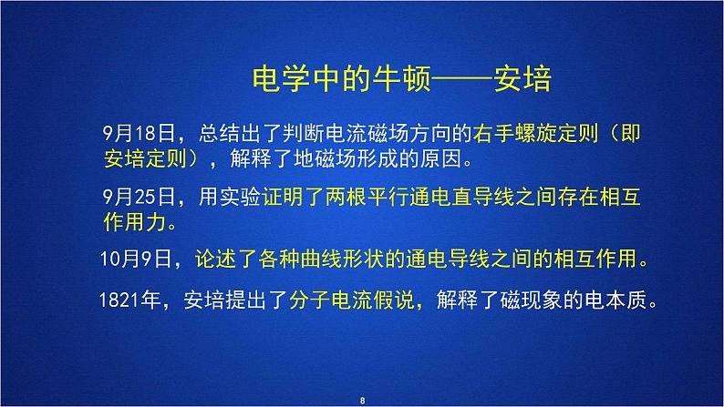 一轮复习 对电与磁关系认识的历史回顾课件(重点难点易错点核心热点经典考点)第8页