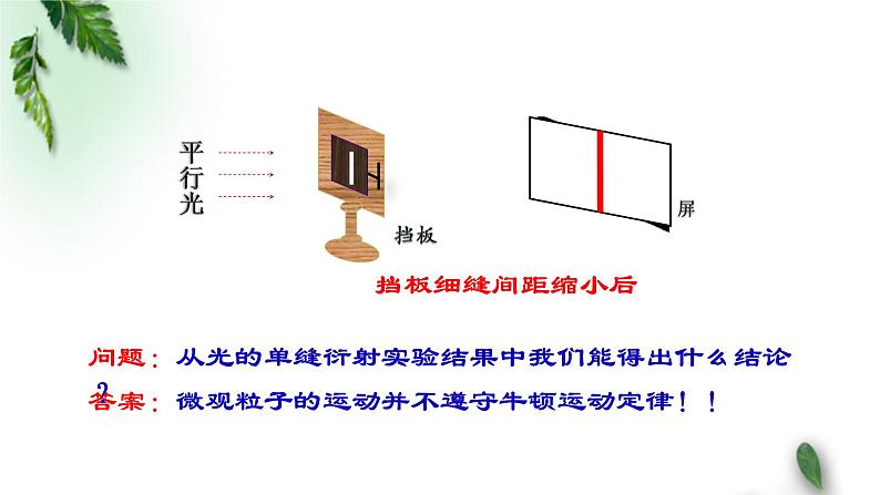 2022-2023年粤教版(2019)新教材高中物理选择性必修3 第4章波粒二象性第5节不确定性关系课件04