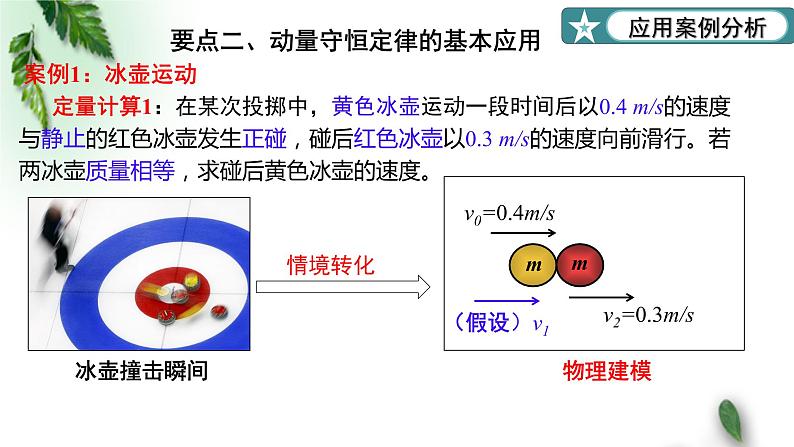 2022-2023年粤教版(2019)新教材高中物理选择性必修1 第1章动量和动量守恒定律第4节动量守恒定律的应用第1课时课件07