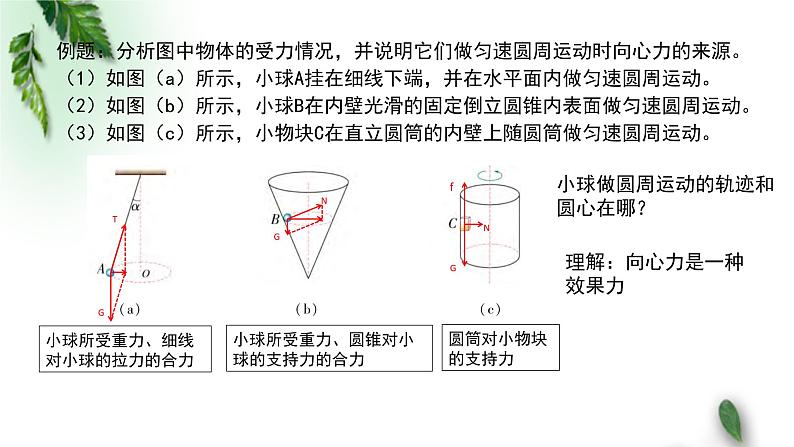 2022-2023年粤教版(2019)新教材高中物理必修2 第2章圆周运动第2节向心力与向心加速度第2课时课件第4页