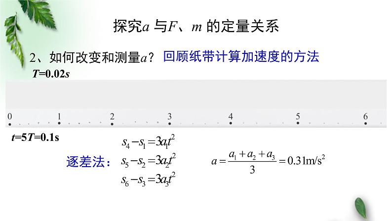 2022-2023年粤教版(2019)新教材高中物理必修1 第4章牛顿运动定律第2节加速度与力、质量之间的关系课件(1)第6页