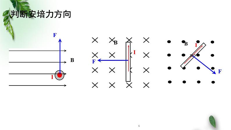 2022-2023年人教版(2019)新教材高中物理选择性必修2 第1章安培力与洛伦兹力第1节磁场对通电导线的作用力课件06