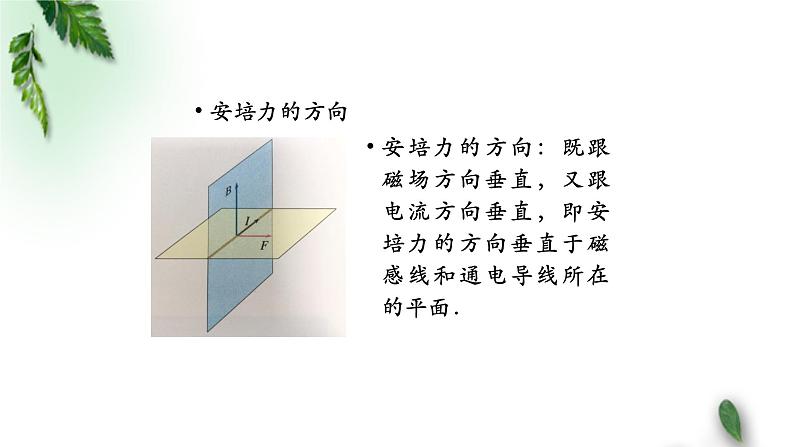 2022-2023年人教版(2019)新教材高中物理选择性必修2 第1章安培力与洛伦兹力第1节磁场对通电导线的作用力(第一课时)课件第5页