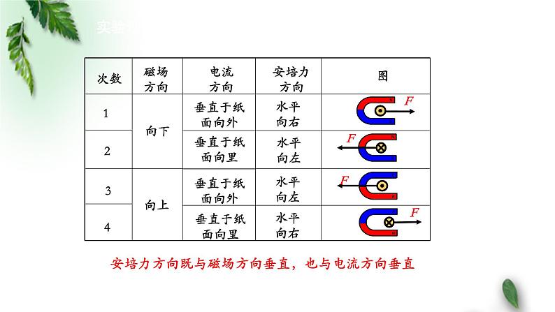 2022-2023年人教版(2019)新教材高中物理选择性必修2 第1章安培力与洛伦兹力第1节磁场对通电导线的作用力(第一课时)课件第7页