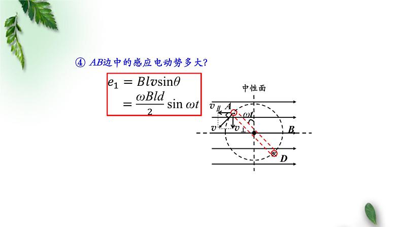 2022-2023年人教版(2019)新教材高中物理选择性必修2 第3章交变电流第1节交变电流(第二课时)课件第6页