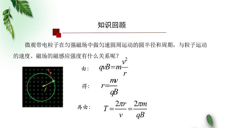 2022-2023年人教版(2019)新教材高中物理选择性必修2 第1章安培力与洛伦兹力第4节质谱仪与回旋加速器课件03