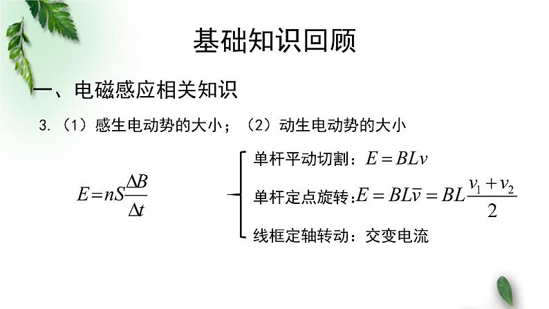 2022-2023年粤教版(2019)新教材高中物理选择性必修2 第2章电磁感应单元复习课课件第5页