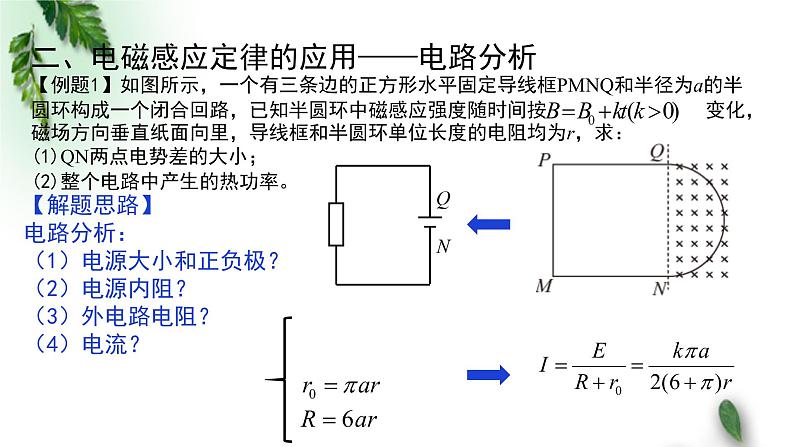 2022-2023年粤教版(2019)新教材高中物理选择性必修2 第2章电磁感应单元复习课课件第8页