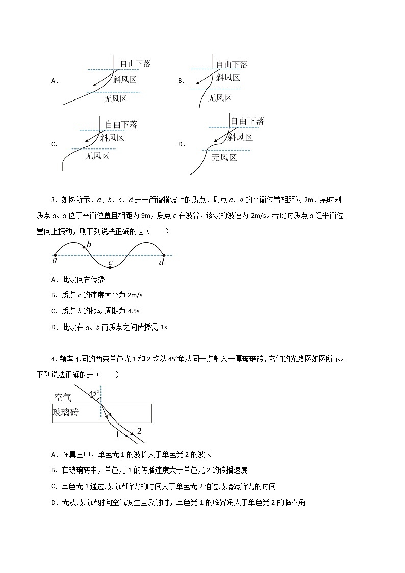 2023年高考物理第二次模拟考试卷（辽宁B卷）（考试版）A4第2页