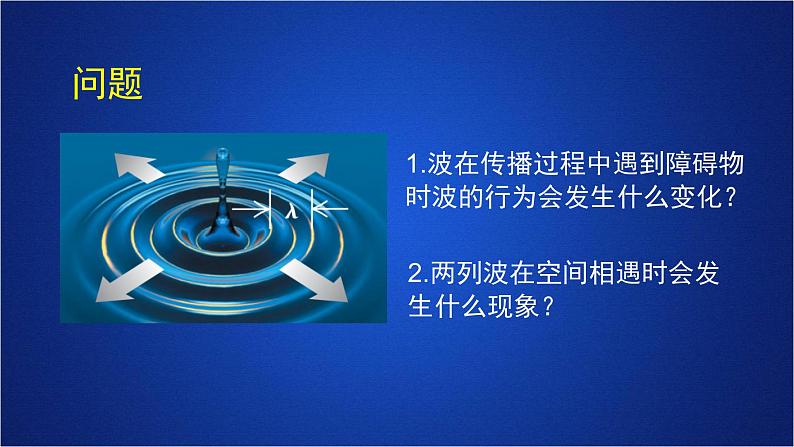 2022-2023年人教版(2019)新教材高中物理选择性必修1 第3章机械波第4节波的干涉(1)课件第3页