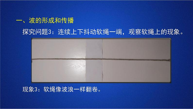 2022-2023年人教版(2019)新教材高中物理选择性必修1 第3章机械波第1节波的形成课件第7页