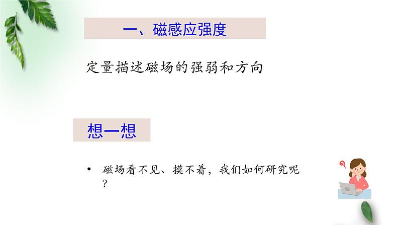 2022-2023年人教版(2019)新教材高中物理必修3 第13章电磁感应与电磁波初步第2节磁感应强度磁通量(1)课件06