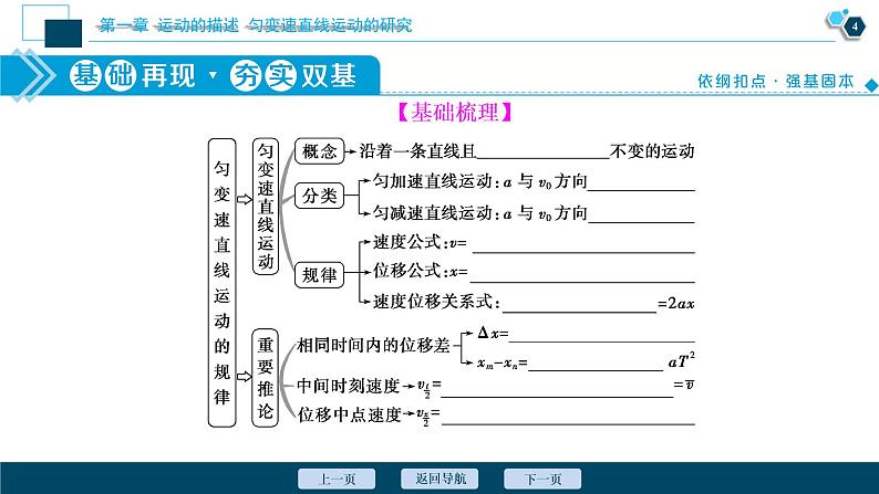 高考物理一轮复习课件+讲义  第1章 2 第二节　匀变速直线运动的规律及应用05