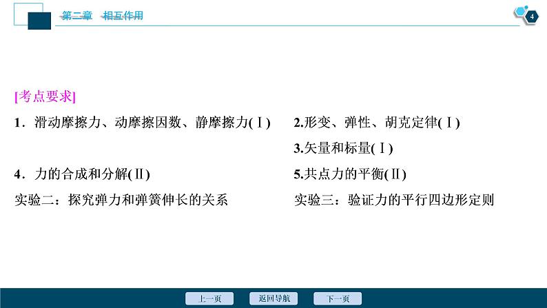 高考物理一轮复习讲义 第2章 1 第一节　重力　弹力　摩擦力第5页