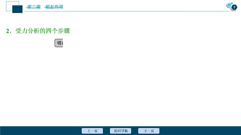 高考物理一轮复习讲义 第2章 3 素养探究课(二)　相互作用观念——受力分析　共点力的平衡第6页