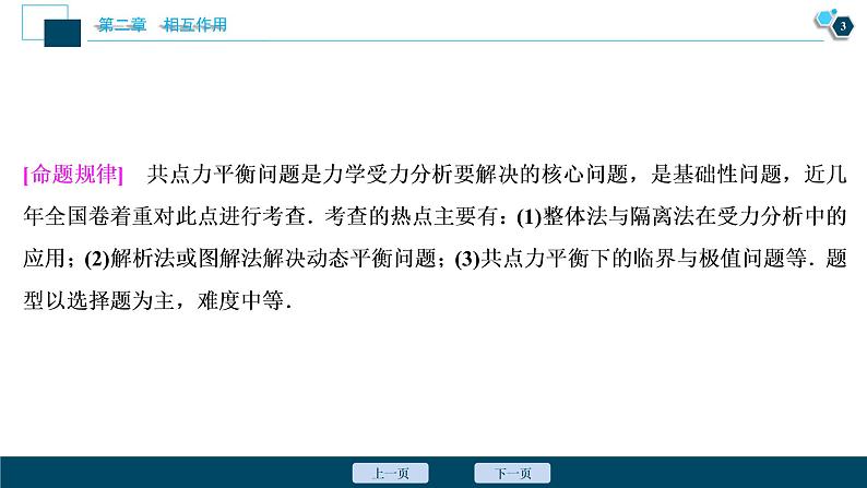 高考物理一轮复习课件+讲义  第2章 7 高考培优讲座(二)　共点力平衡问题04