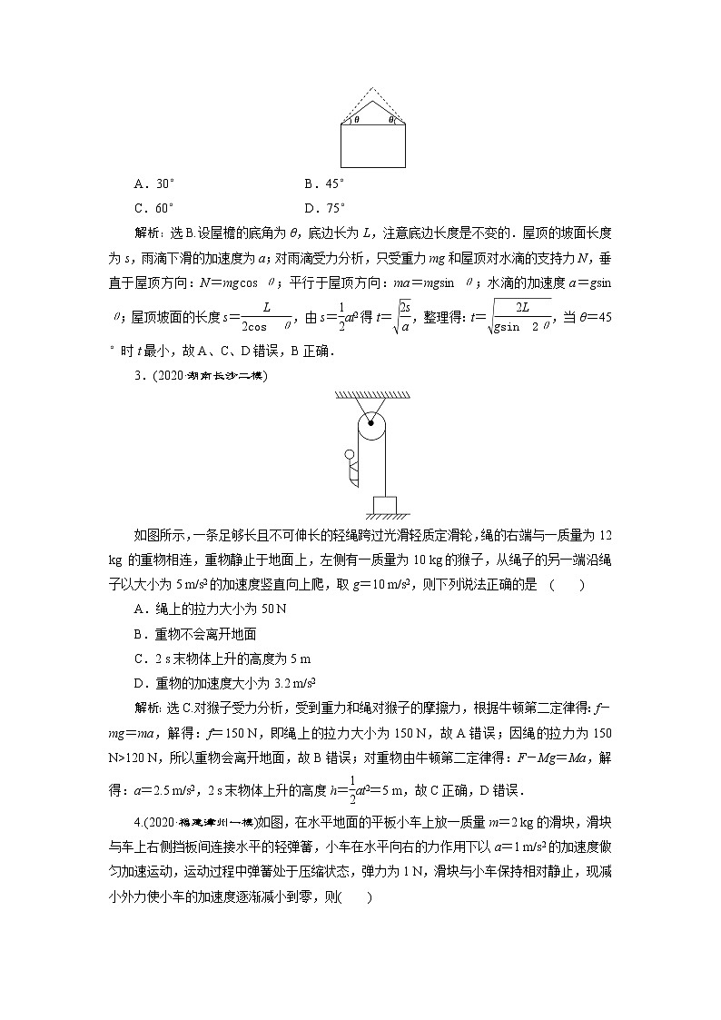 高考物理一轮复习课件+讲义  第3章 5 章末热点集训02