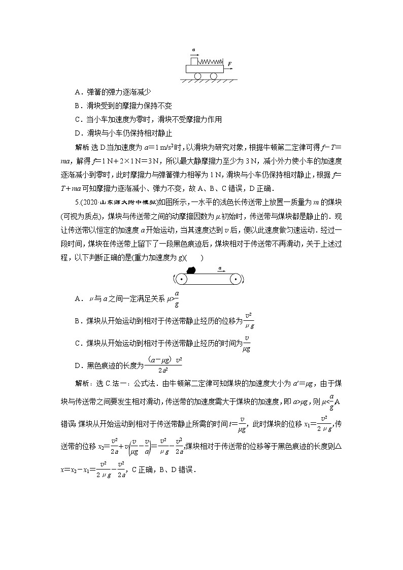 高考物理一轮复习课件+讲义  第3章 5 章末热点集训03