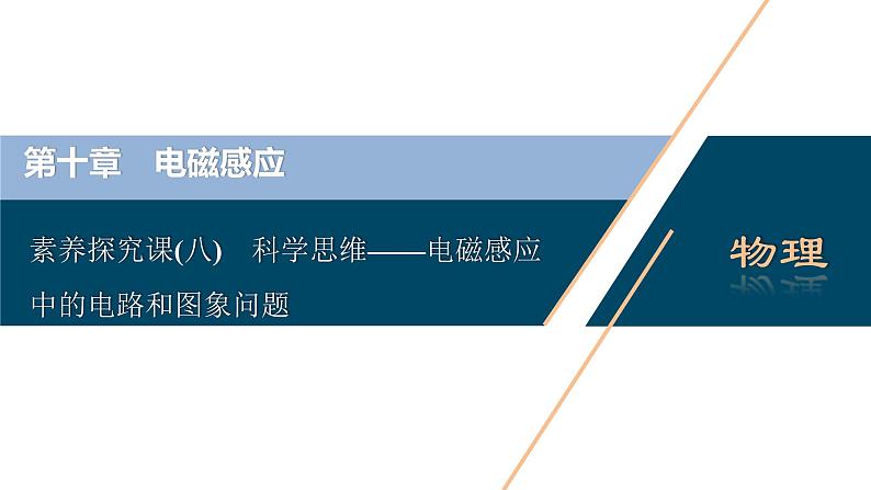 高考物理一轮复习课件+讲义  第10章 3 素养探究课(八)　科学思维——电磁感应中的电路和图象问题03