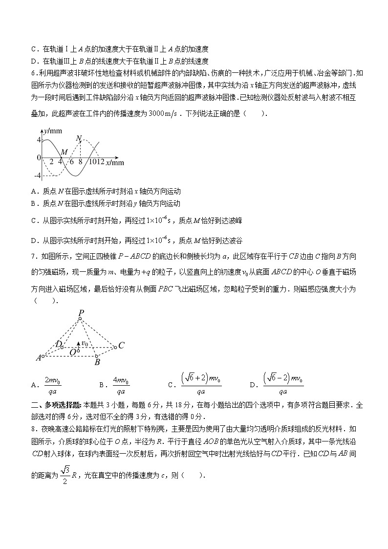 2023届广东省湛江市高三下学期3月普通高考测试（一）（一模） 物理（word版）03