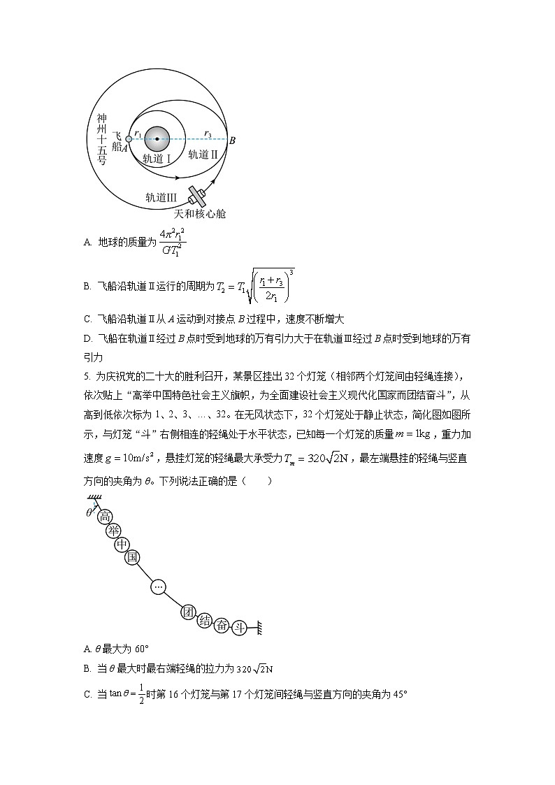 2023届湖南省永州市高三第二次适应性考试（二模）物理试题（解析版）03