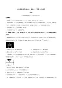 2021届河北省部分学校高三下学期3月联考物理试题 PDF版