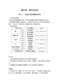 新课改-高中物理一轮复习（上）  14 A功能关系、能量守恒定律 基础版