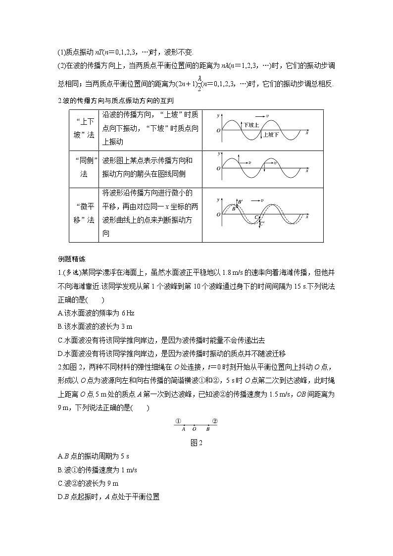 新课改-高中物理一轮复习（下）  18 A机械波 基础版 试卷02