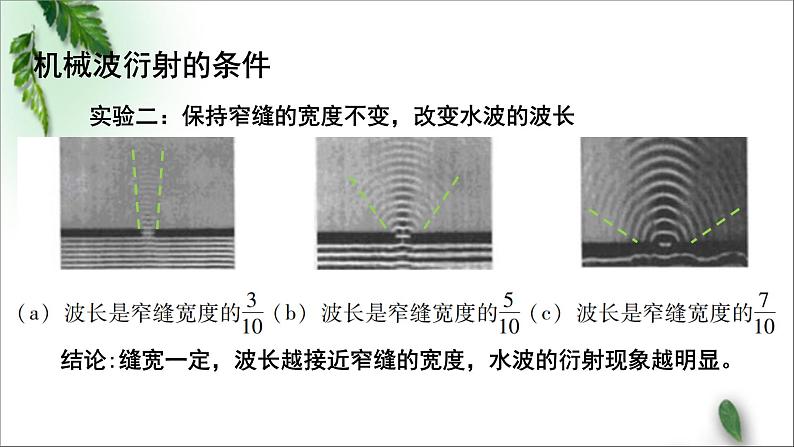 2022-2023年粤教版(2019)新教材高中物理选择性必修1 第3章机械波第3节机械波的传播现象（一）课件05