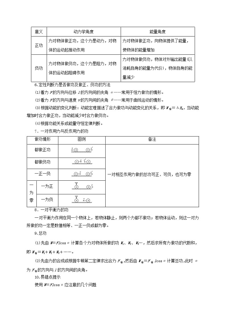 第28讲 功的理解、计算及其易错点（解析版）第2页