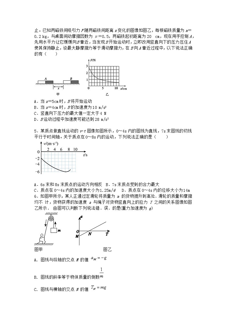 物理沪科版必修第一册 4.3牛顿第二定律作业(解析版)02