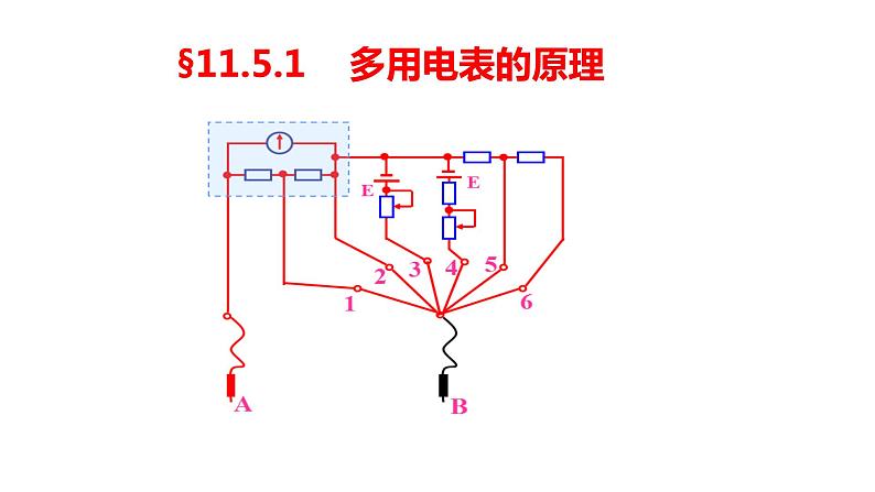 11.5.1+多用电表的原理++专题课件+-2022-2023学年高二上学期物理人教版（2019）必修第三册第1页