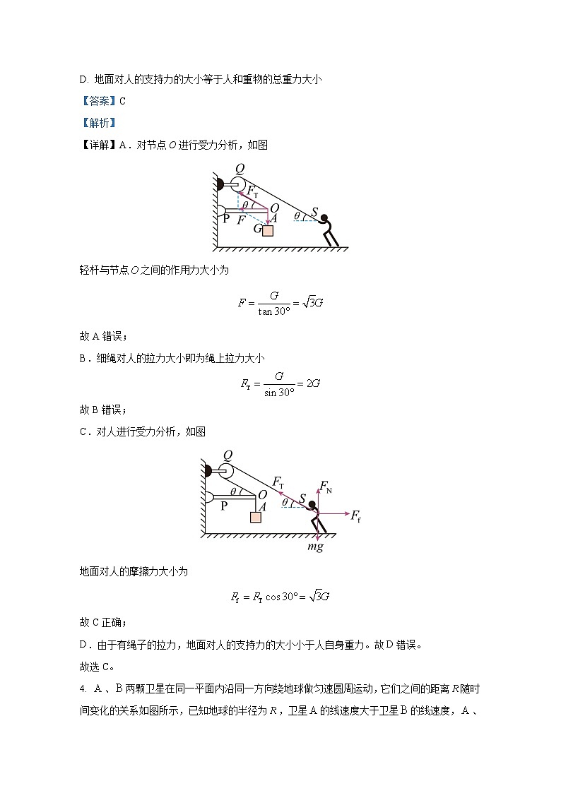 福建省名校联盟全国优质校2022-2023学年高三物理下学期2月大联考试题（厦门一中二模）（Word版附解析）03