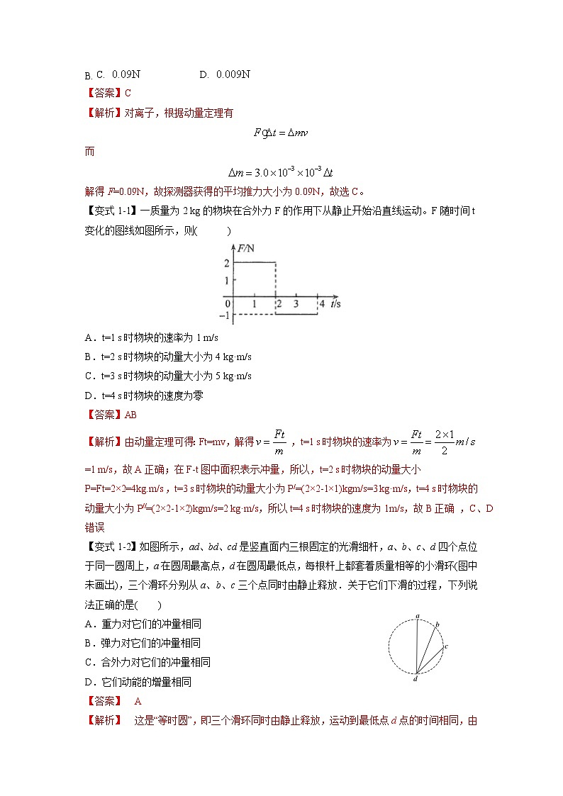 专题08 动量问题综合-2023年高考物理毕业班二轮热点题型归纳与变式演练（全国通用）02